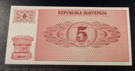 5 Tolarjev - SŁOWENIA