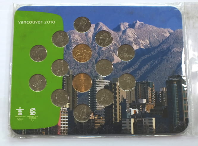 Zestaw 14 monet VANCOUVER 2010 - Kanada