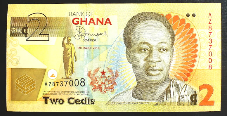 2 Cedis - Ghana 2013 r.