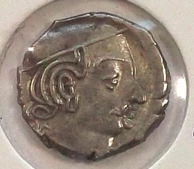 Drachma Radunsena Sakas (150-180) Zach. Indie Hellen. Satrap