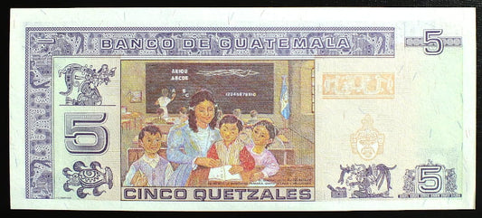 5 Quetzales - Gwatemala 2003 r.