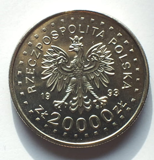 20 000 zł XVII Zimowe Igrzyska Olimpijskie Lillehammer 1994