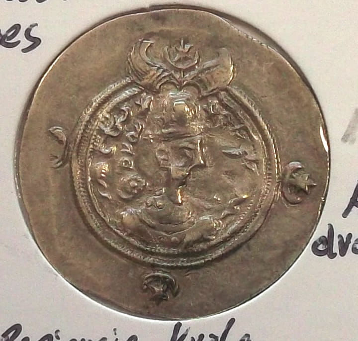 Drachma Khsurso II Chosroes (590-628) Sasanidzi - Persja