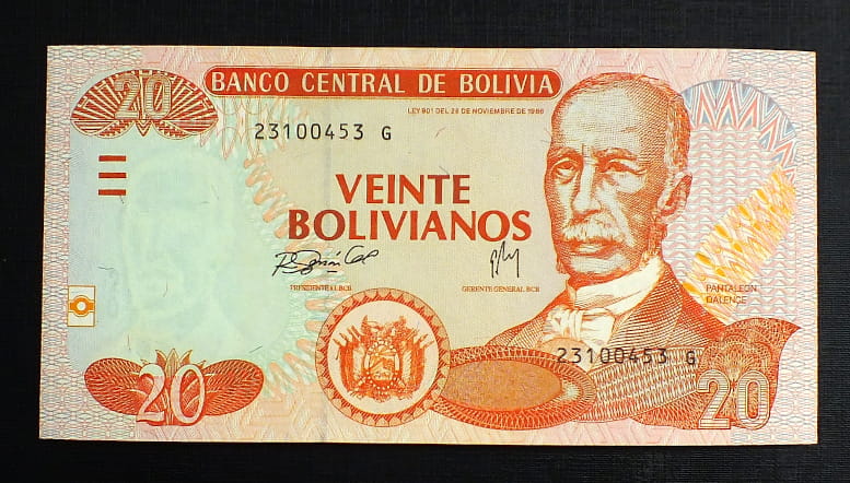 20 Pesos - Boliwia 1986 r.