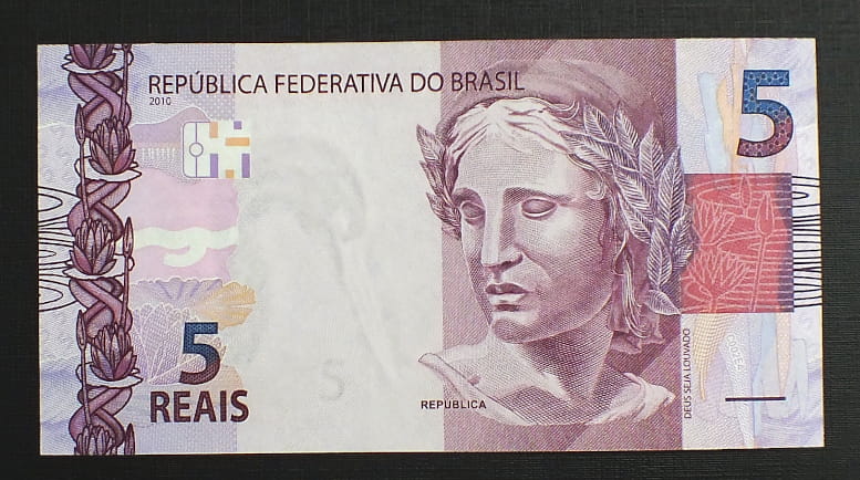 5 Reais - Brazylia 2010 r.