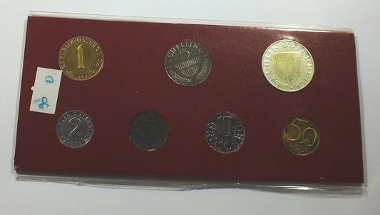 SET Austria 1972 PROOF