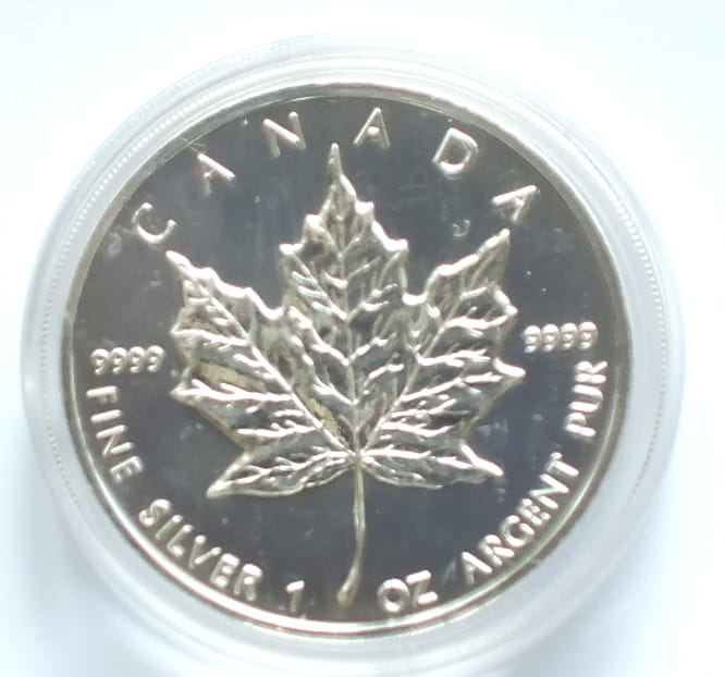 5 dolarów Liść Klonu Kanada 1 OZ
