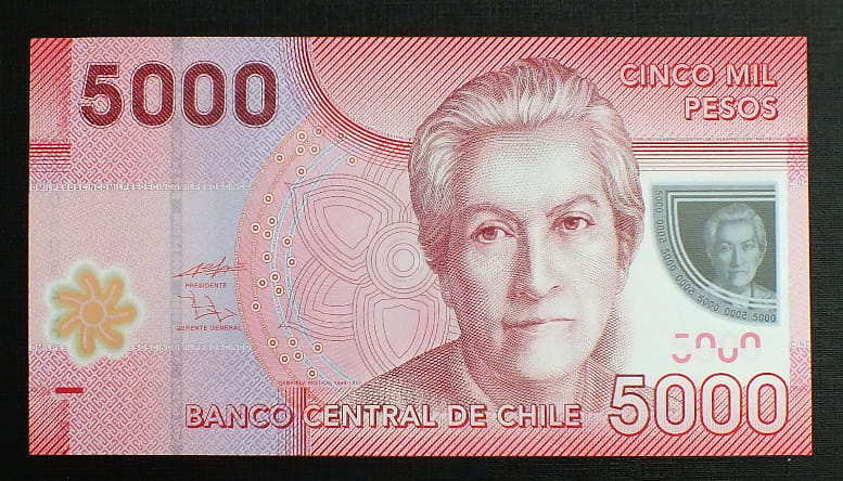 5000 Pesos - Chile 2011 r.
