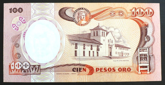 100 Pesos Oro - Kolumbia 1987