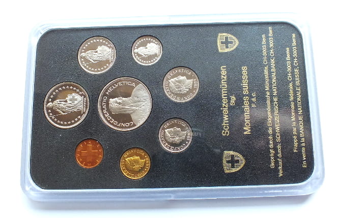 Zestaw PROOF Szwajcaria 1982