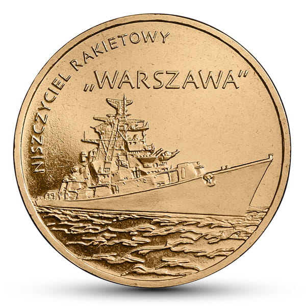 2 zł Niszczyciel rakietowy „Warszawa”