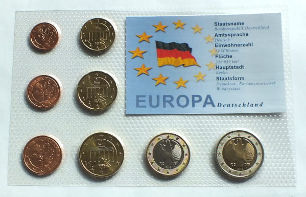 Zestaw monet EURO - Niemcy