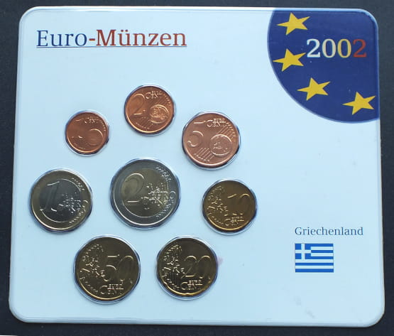 Zestaw monet EURO - Grecja
