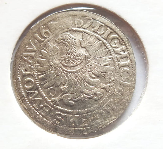 3 krajcary ŚLĄSK Ks. Legnicko-Wołyńskie 1669