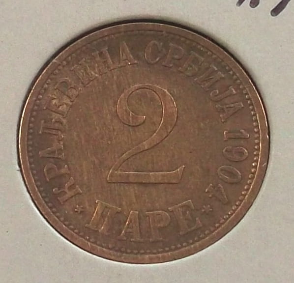 2 pare SERBIA 1904