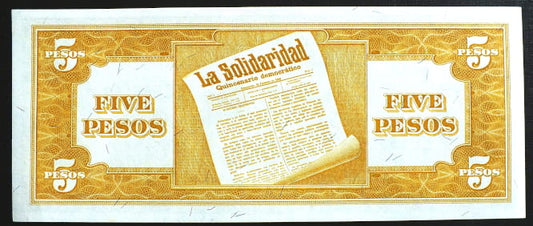 5 Pesos - Filipiny 1949 r.