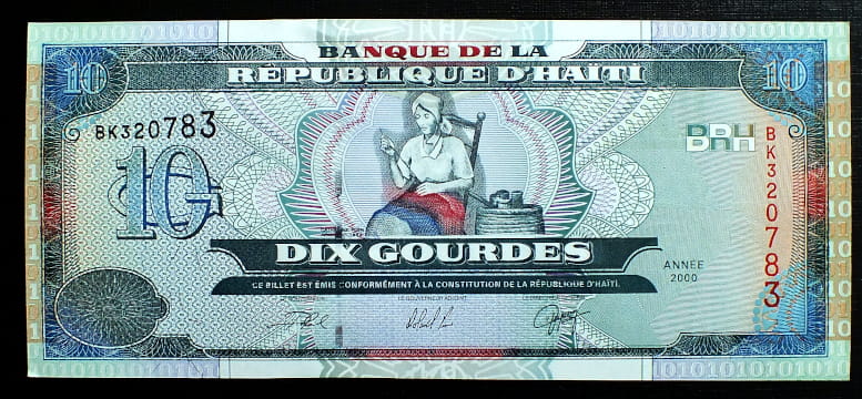 10 Gourdes - Haiti 2000 r.
