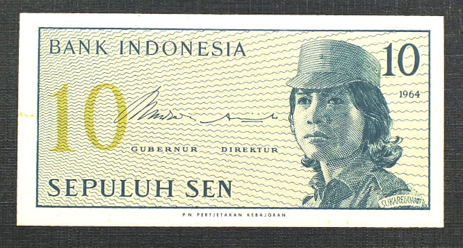 10 Sen - INDONEZJA 1964 r.