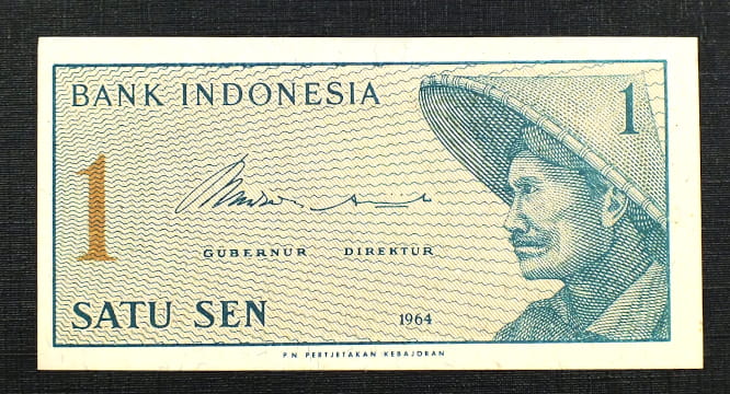 1 Sen - INDONEZJA 1964 r.