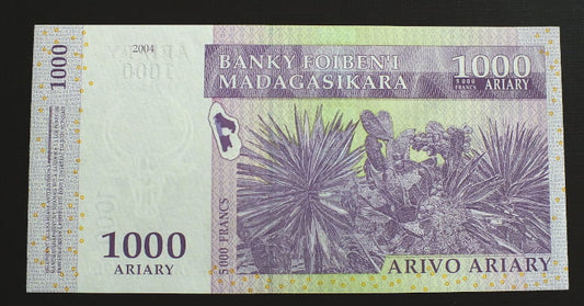1000 ariary Madagaskar