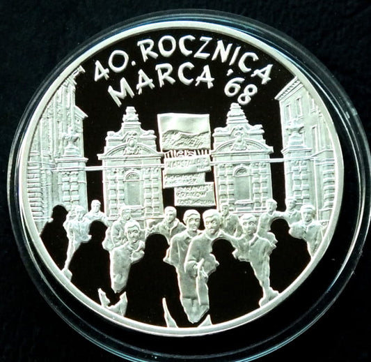 10 zł 40. rocznica Marca ’68