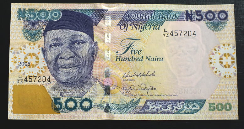 500 Naira - NIGERIA