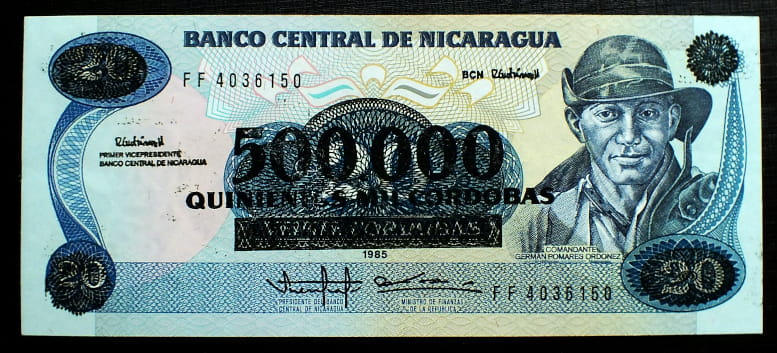 500000 Cordobas - Nikaragua 1990 r.