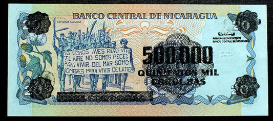 500000 Cordobas - Nikaragua 1990 r.