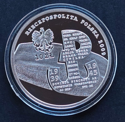 10 zł 70. rocznica utworzenia Polskiego Państwa Podziemnego