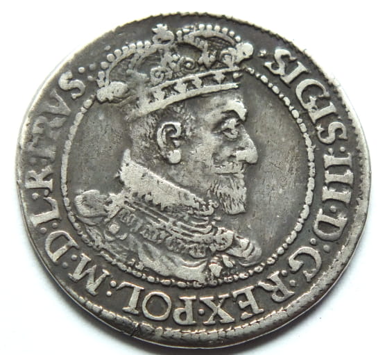 Ort gdanski 1617 Waza III