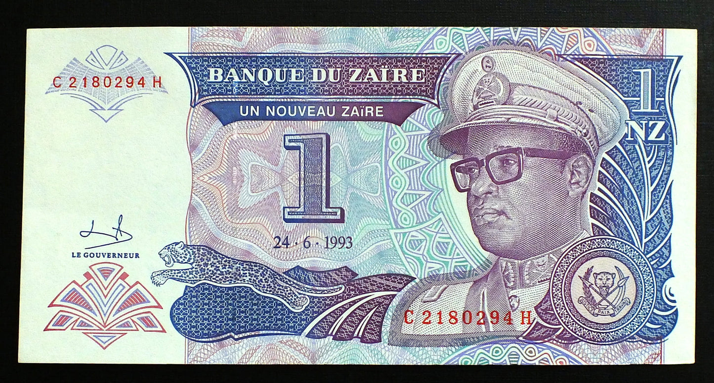 1 Nouveau Zaire - Zair 1993 r.