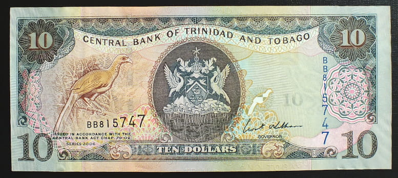 10 Dolarów - Trynidad i Tobago 2006 r.