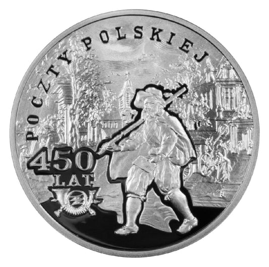 10 zł 450 lat Poczty Polskiej