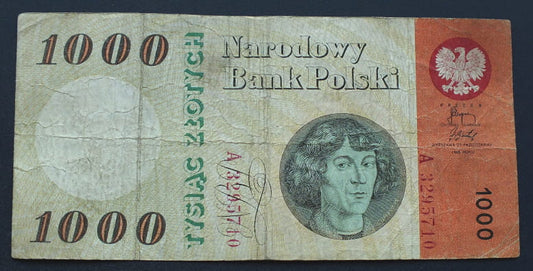 1000 zł Mikołaj KOPERNIK 1965