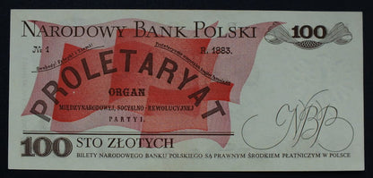 100 zł Ludwik WARYŃSKI 1979 UNC