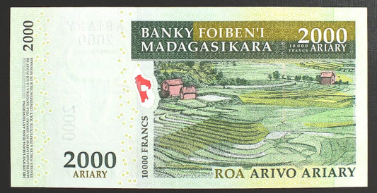 2000 ariary - Madagaskar
