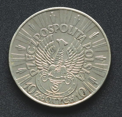 10 zł Józef Piłsudski 1934 r. -  Orzeł  Strzelecki