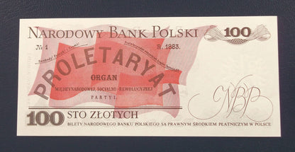 100 zł Ludwik WARYŃSKI 1976 UNC