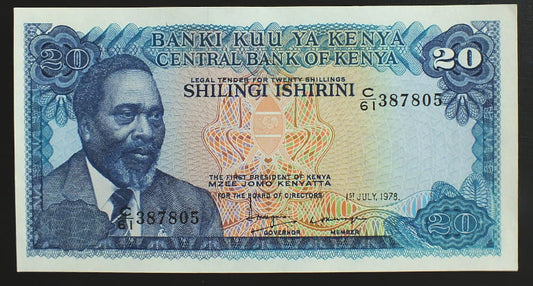 20 Szylingów - Kenia 1978 r.