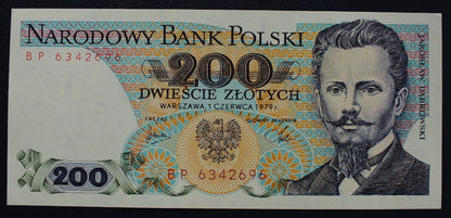 200 zł Jarosław DĄBROWSKI 1979 UNC