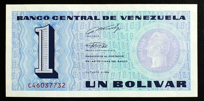 1 Bolivar - Wenezuela 1989 r.