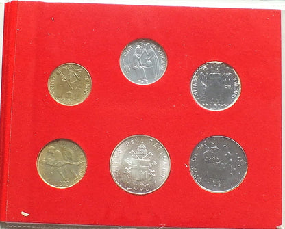 Zestaw Watykan 1981 6 monet ALEGAN