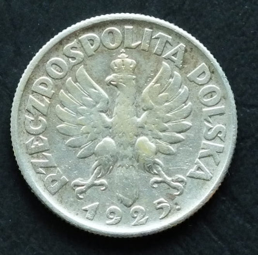 2 zł  1925 z kropką - Żniwiarka