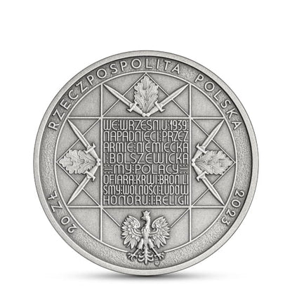 Moneta 20 zł Sowiecka agresja na Polskę – 17 IX 1939 r.