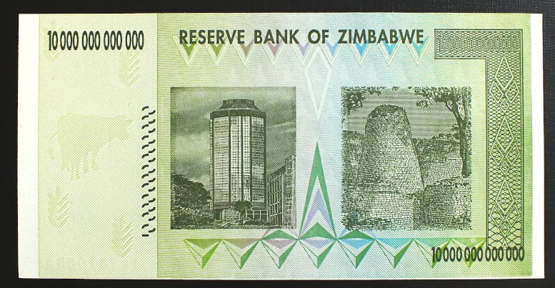 10 000 000 000 000 Dolarów - Zimbabwe