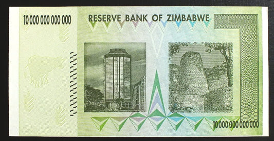 10 000 000 000 000 Dolarów - Zimbabwe