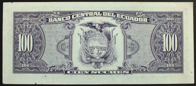 100 Sucres - Ekwador 1992 r.