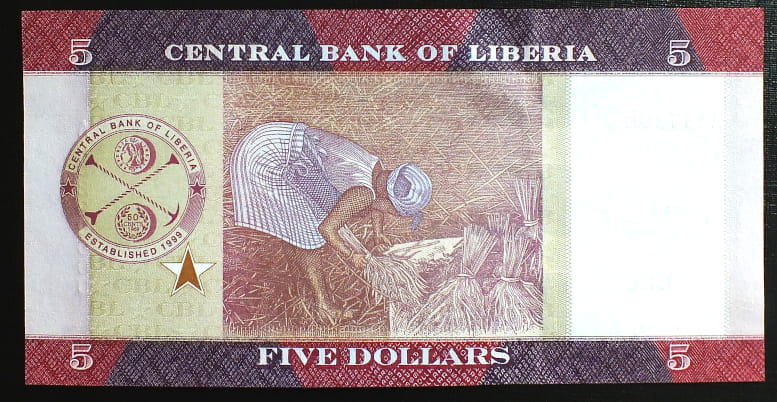 5 Dolarów - Liberia 2016 r.