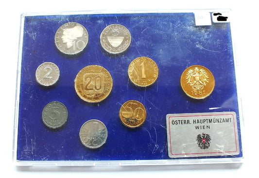 Zestaw Proof Austria 1981