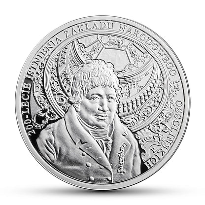 10 zł 200-lecie istnienia Zakładu Narodowego im. Ossolińskich